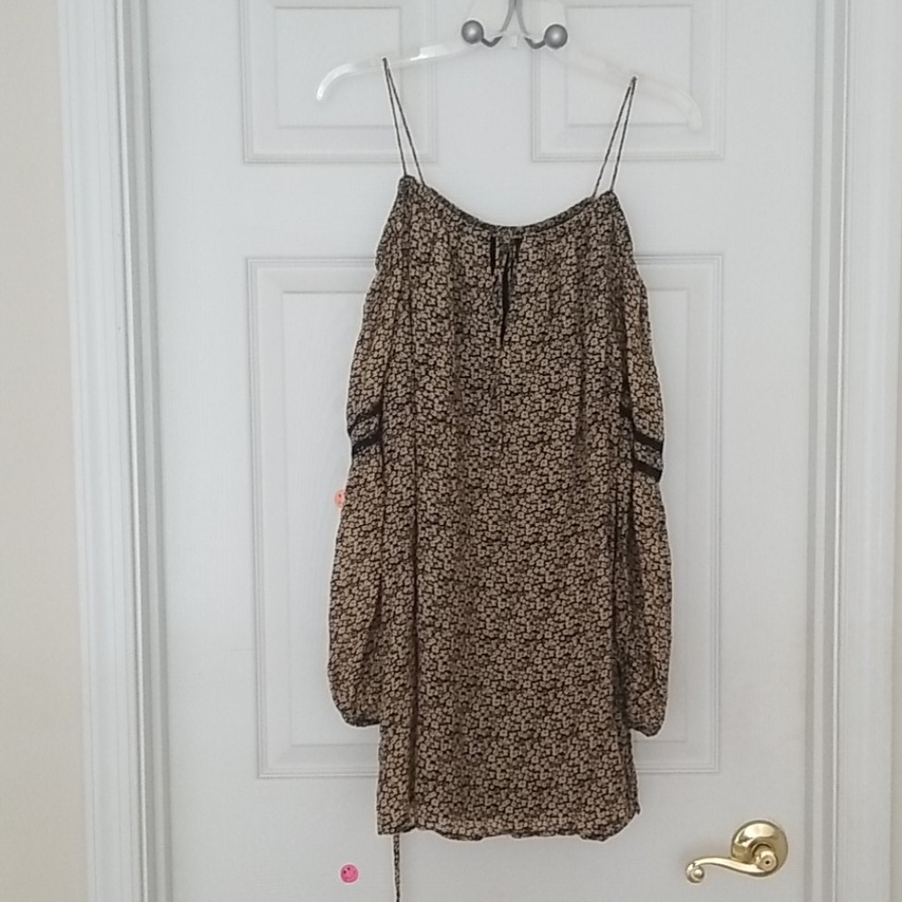 Floral off the shoulder flowy dress